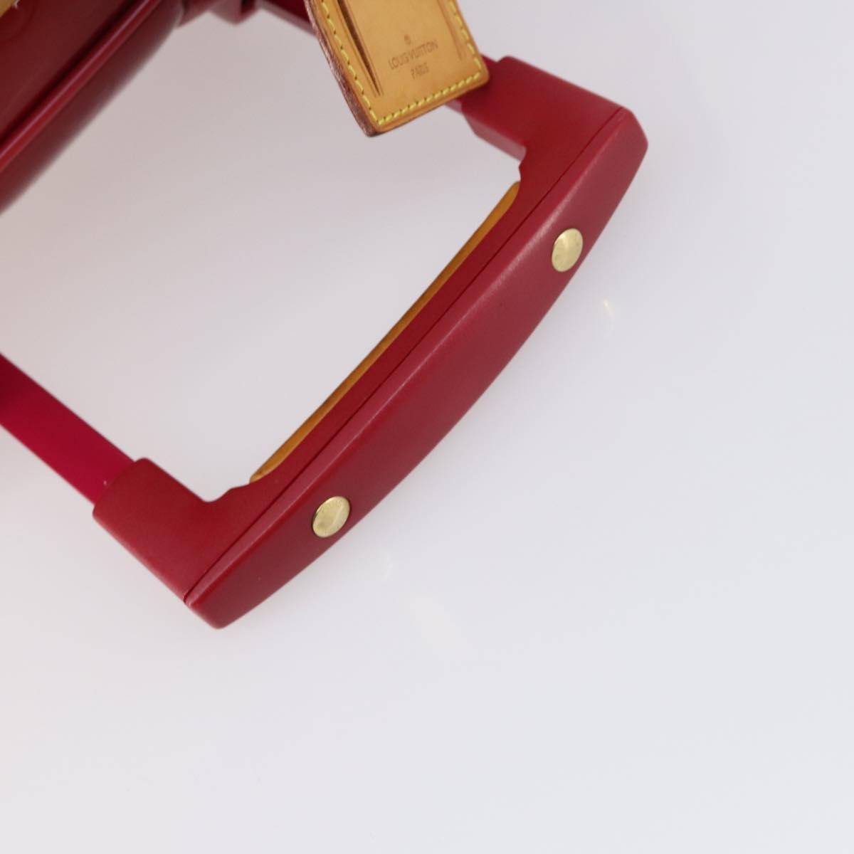 Louis Vuitton Pegase Luggage Monogram Vernis Red Patent_Leather Travel Bag Bag (Pre-Owned)