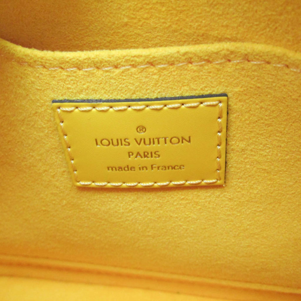 Louis Vuitton Alma Chain Epi Leather Yellow Leather Shoulder Bag Bag (Pre-Owned)