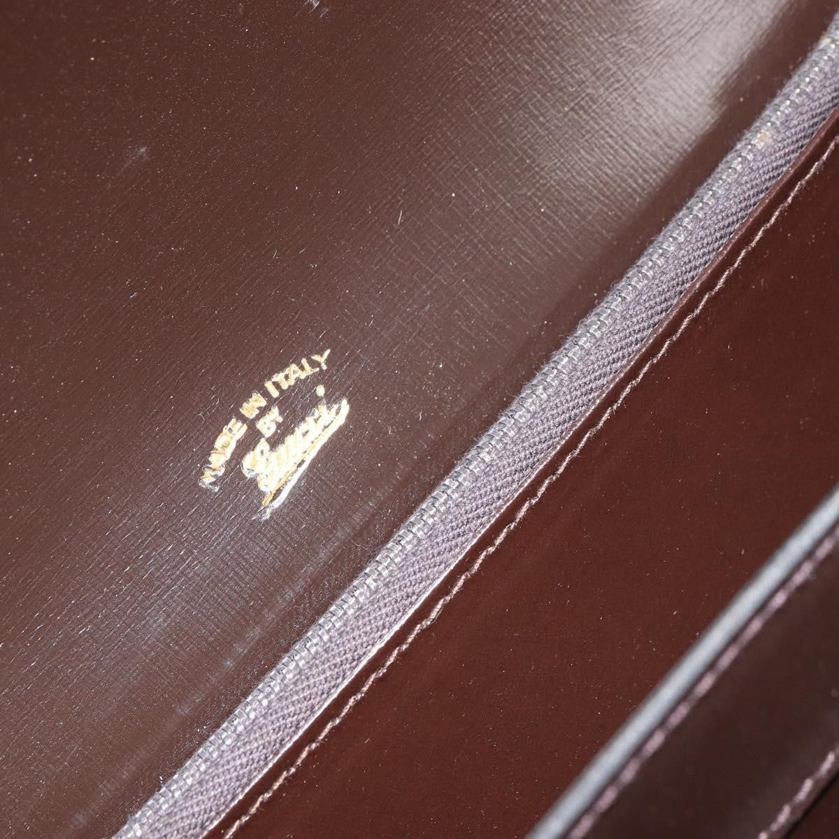Gucci Vintage Leather Brown Leather Shoulder Bag Bag (Pre-Owned)