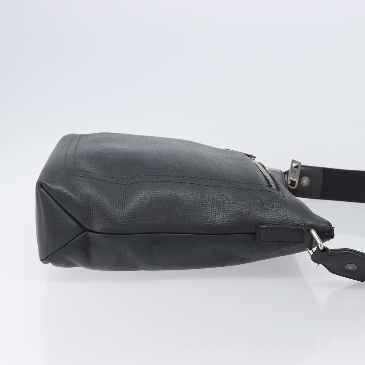 Louis Vuitton Shawnee Pochette Utah Leather Gray Leather Clutche & Pouche Bag (Pre-Owned)