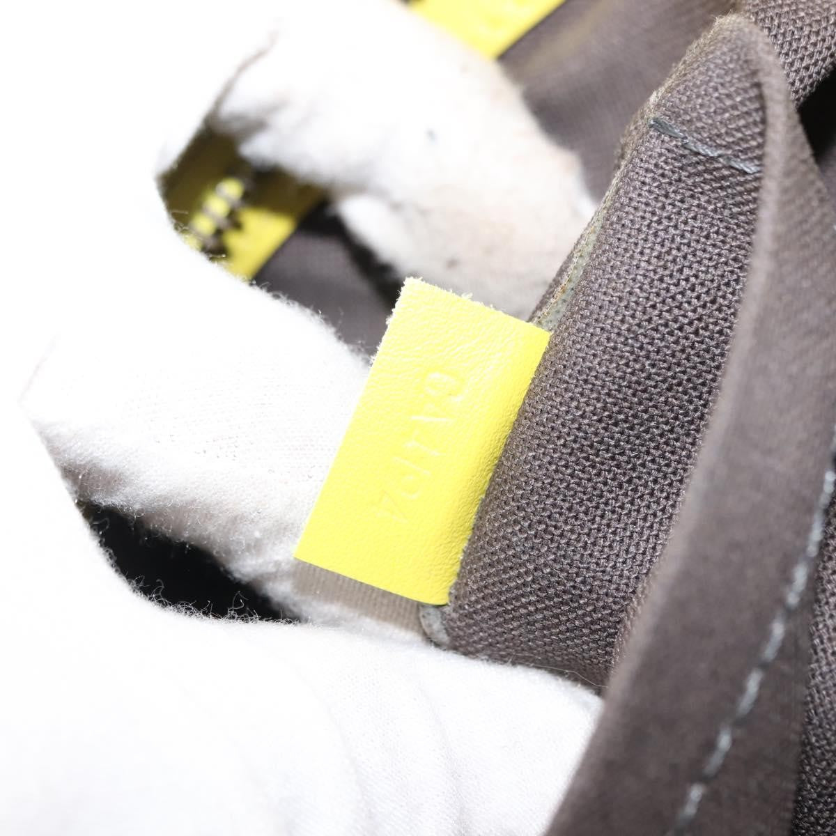 Louis Vuitton Tadao Damier Infini Leather Yellow Leather Handbag (Pre-Owned)
