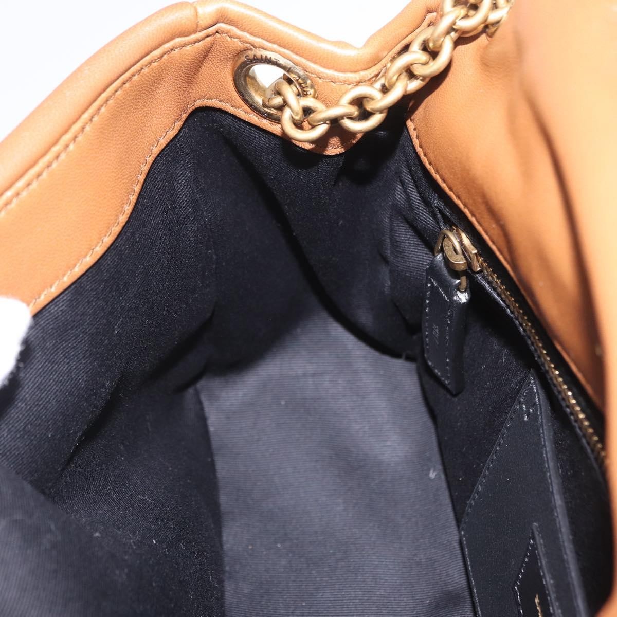 Saint Laurent Jamie 4.3 Quilted Leather Brown Leather Shoulder Bag Bag (Pre-Owned)