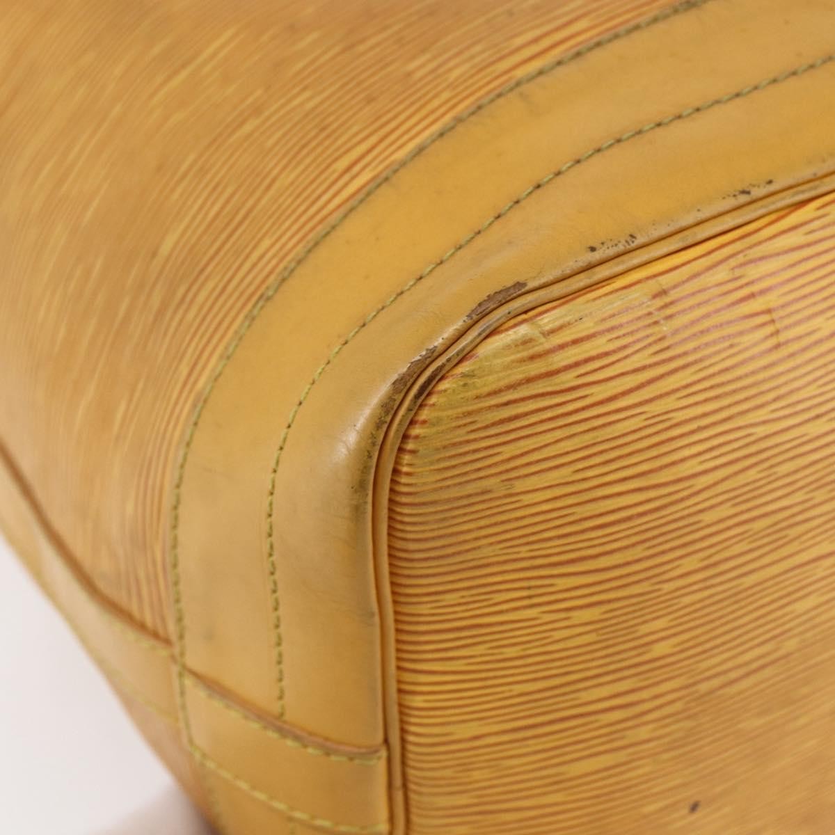 Louis Vuitton Petit Noe Nm Epi Leather Yellow Leather Shoulder Bag Bag (Pre-Owned)