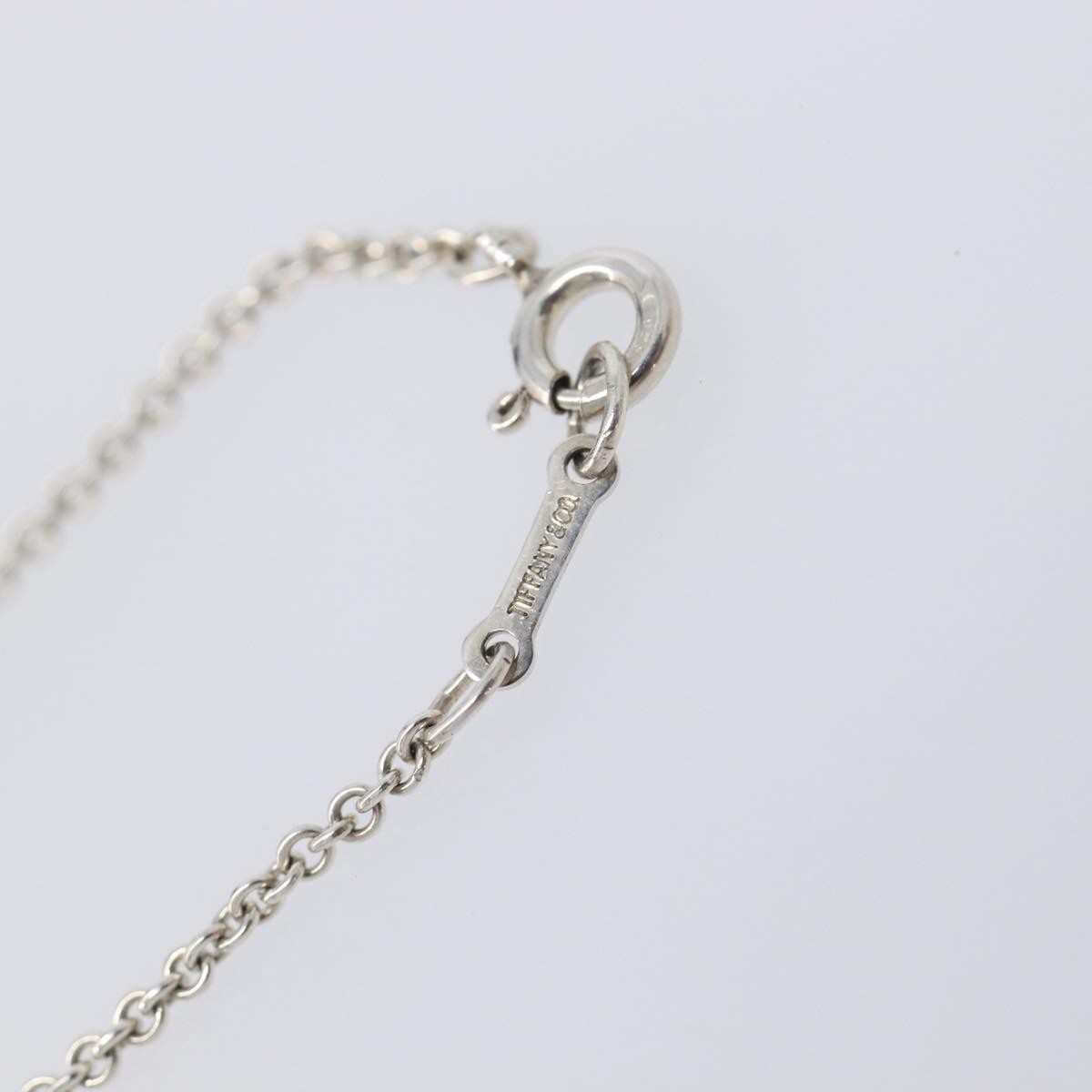 Tiffany & Co. Elsa Peretti Open Heart Pendant Sterling Silver Silver Silver Necklace Jewelry (Pre-Owned)