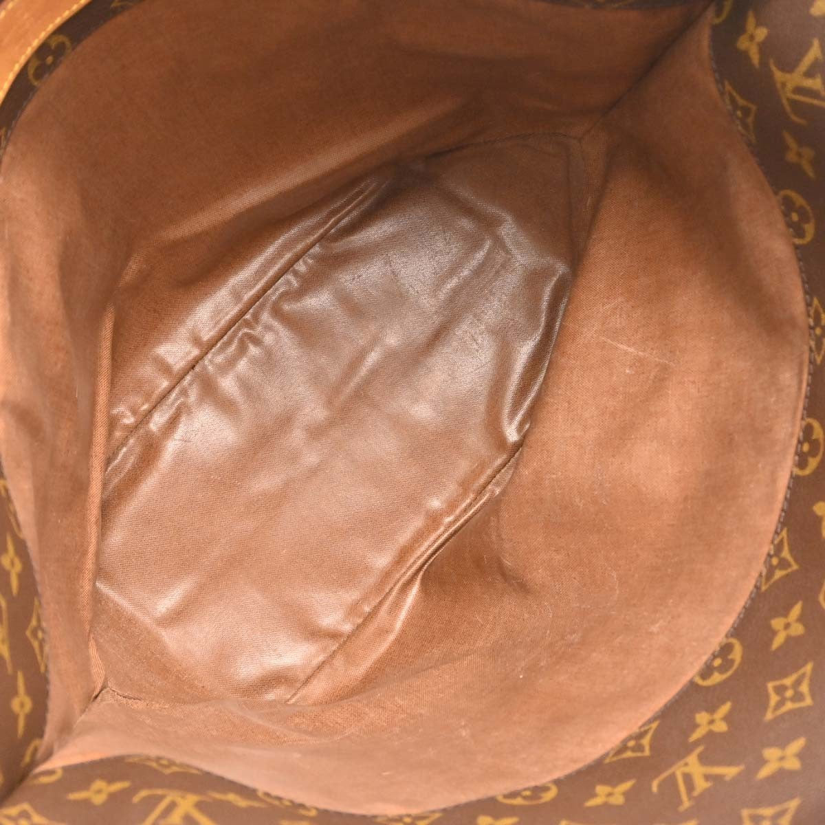 Louis Vuitton Shopping Sac Monogram Canvas Brown Canvas Handbag (Pre-Owned)