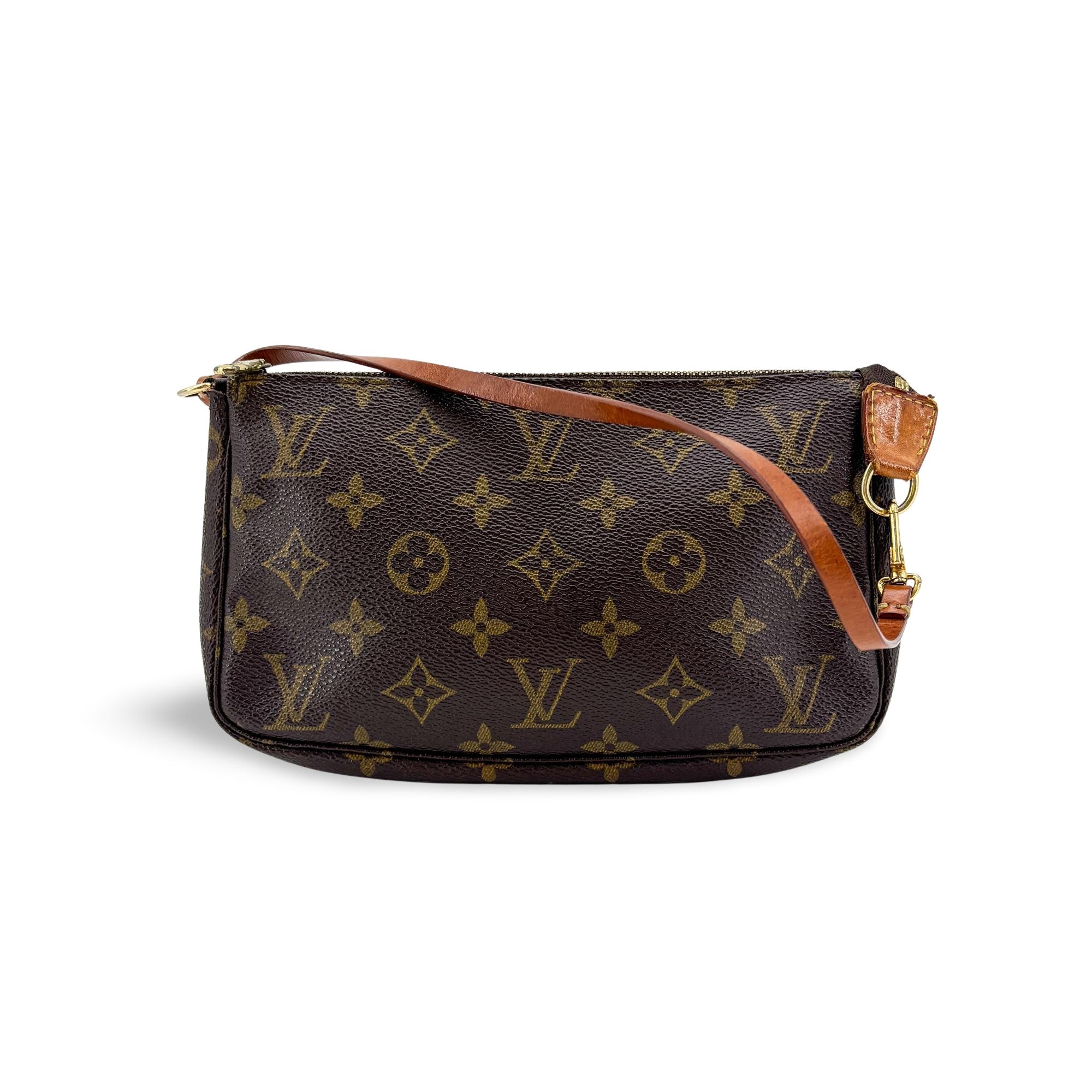 Louis Vuitton Pochette Accessoires Monogram Canvas Brown Canvas Clutche & Pouche Bag (Pre-Owned)
