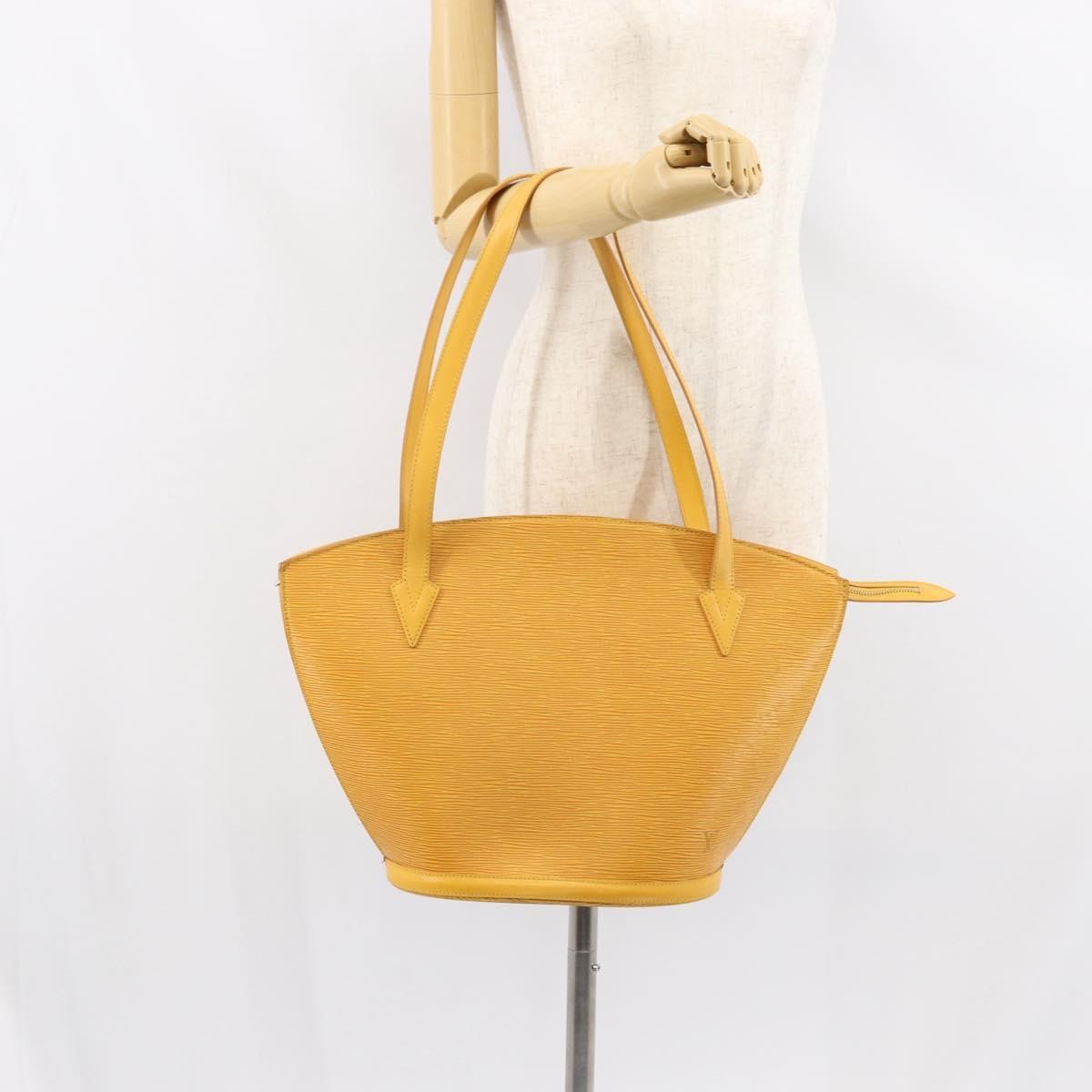 Louis Vuitton Saint Jacques Epi Leather Yellow Leather Handbag (Pre-Owned)