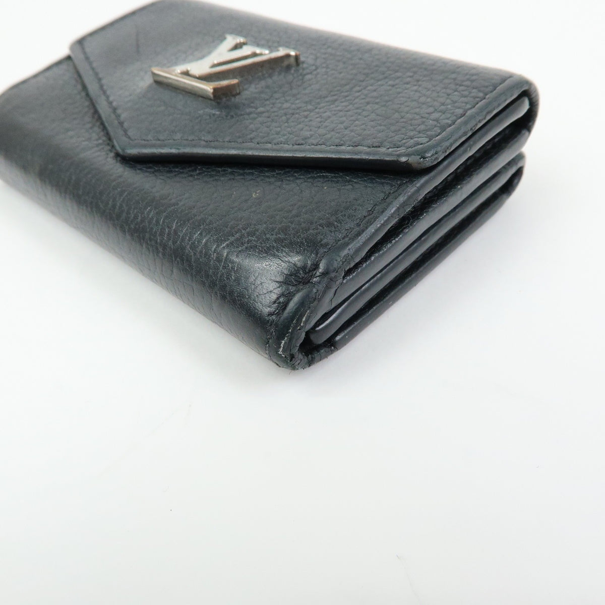 Louis Vuitton Lockmini Leather Black Leather Wallets Accessory (Pre-Owned)