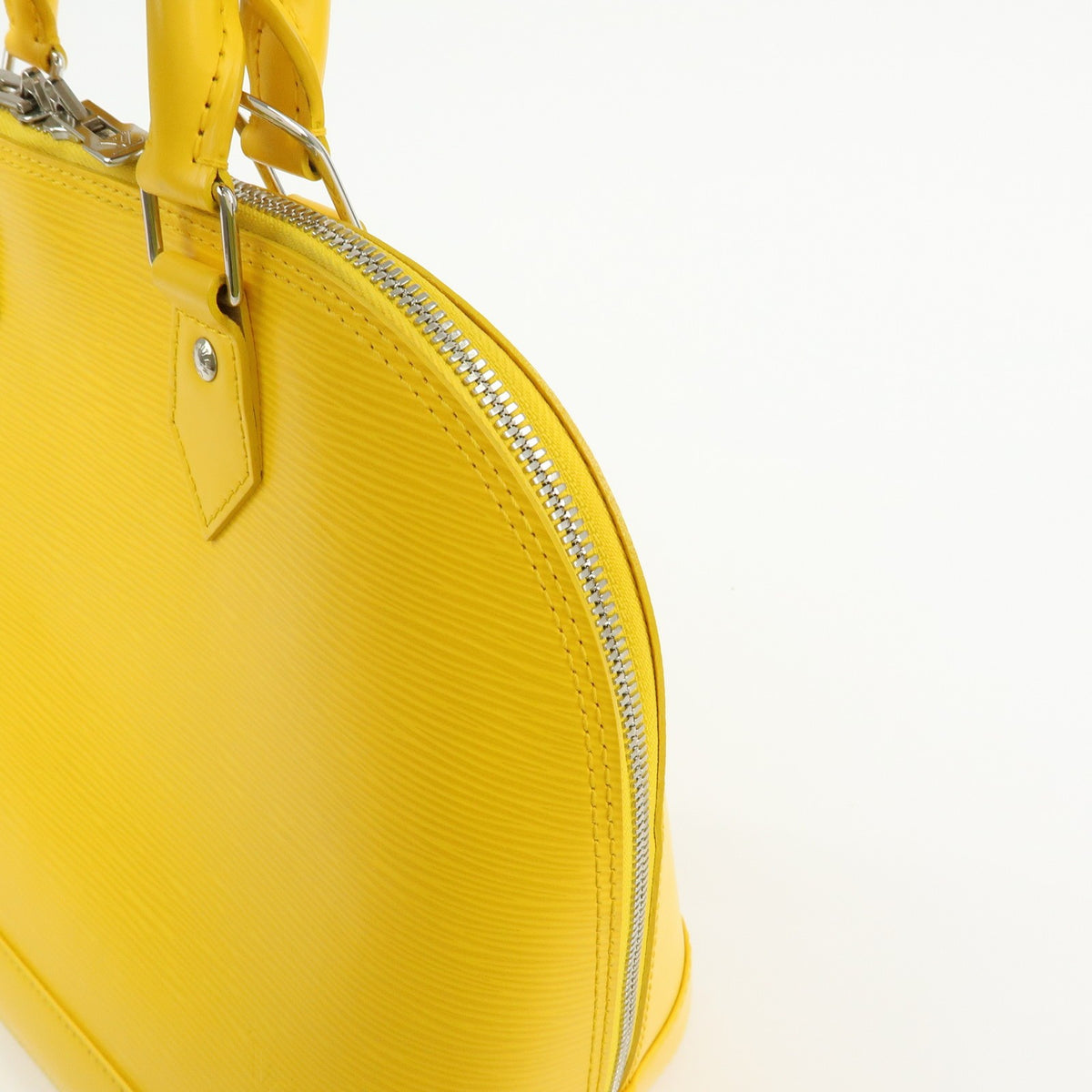Louis Vuitton Alma Epi Leather Yellow Leather Handbag (Pre-Owned)