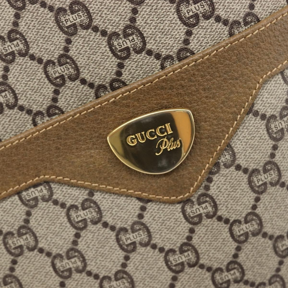 Gucci Ophidia Front Pocket Gg Coated Canvas Beige Canvas Briefcase Bag (Pre-Owned)