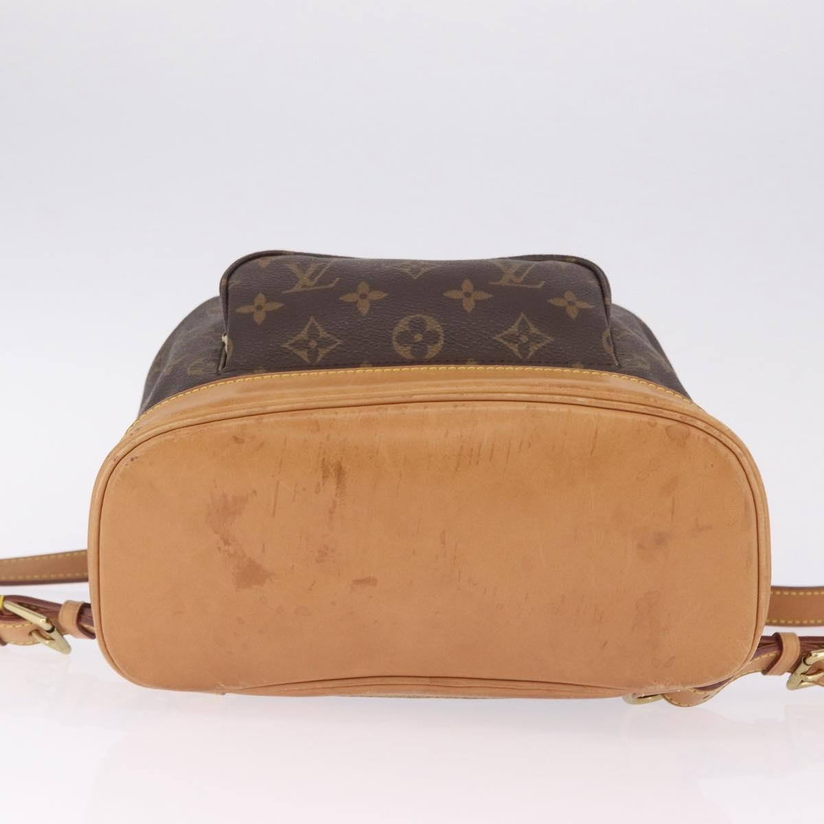Louis Vuitton Vintage Montsouris Monogram Canvas Brown Canvas Backpack Bag (Pre-Owned)