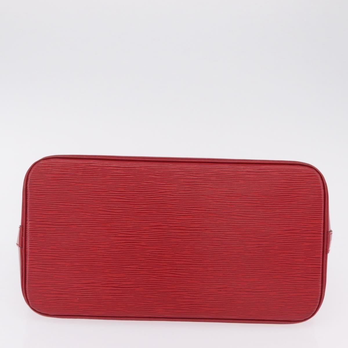 Louis Vuitton Alma Epi Leather Red Leather Handbag (Pre-Owned)