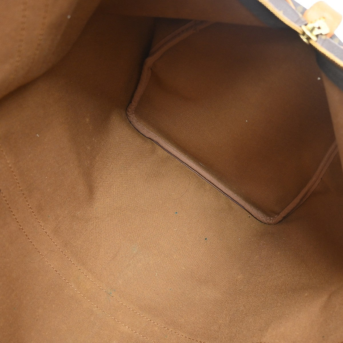 Louis Vuitton Keepall Monogram Brown Canvas Travel Bag Bag (Pre-Owned)