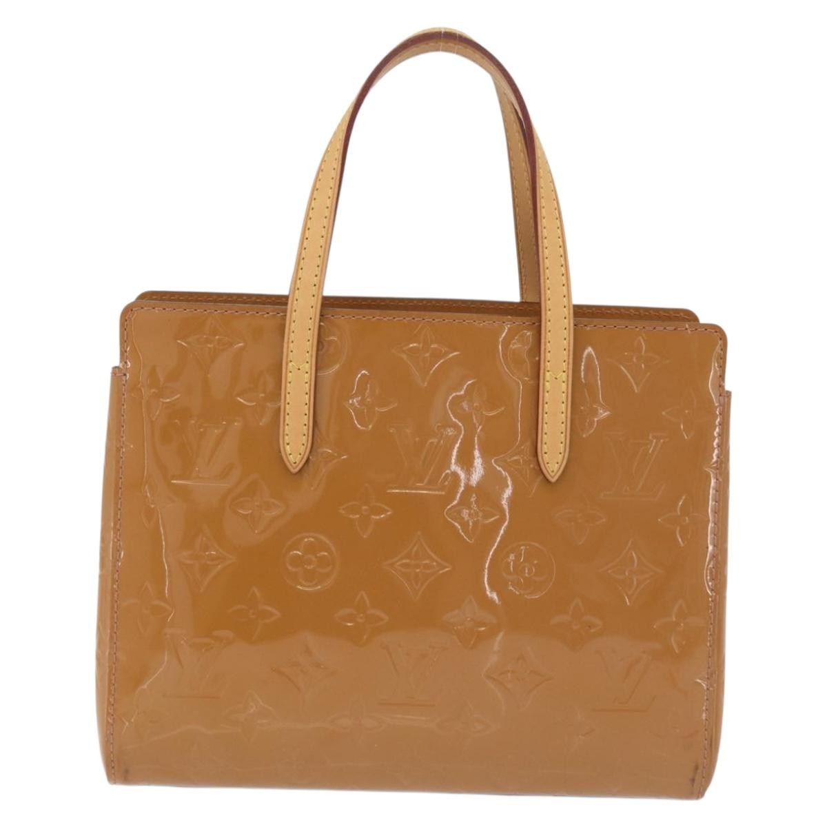 Louis Vuitton Catalina Monogram Vernis Brown Patent_Leather Handbag (Pre-Owned)