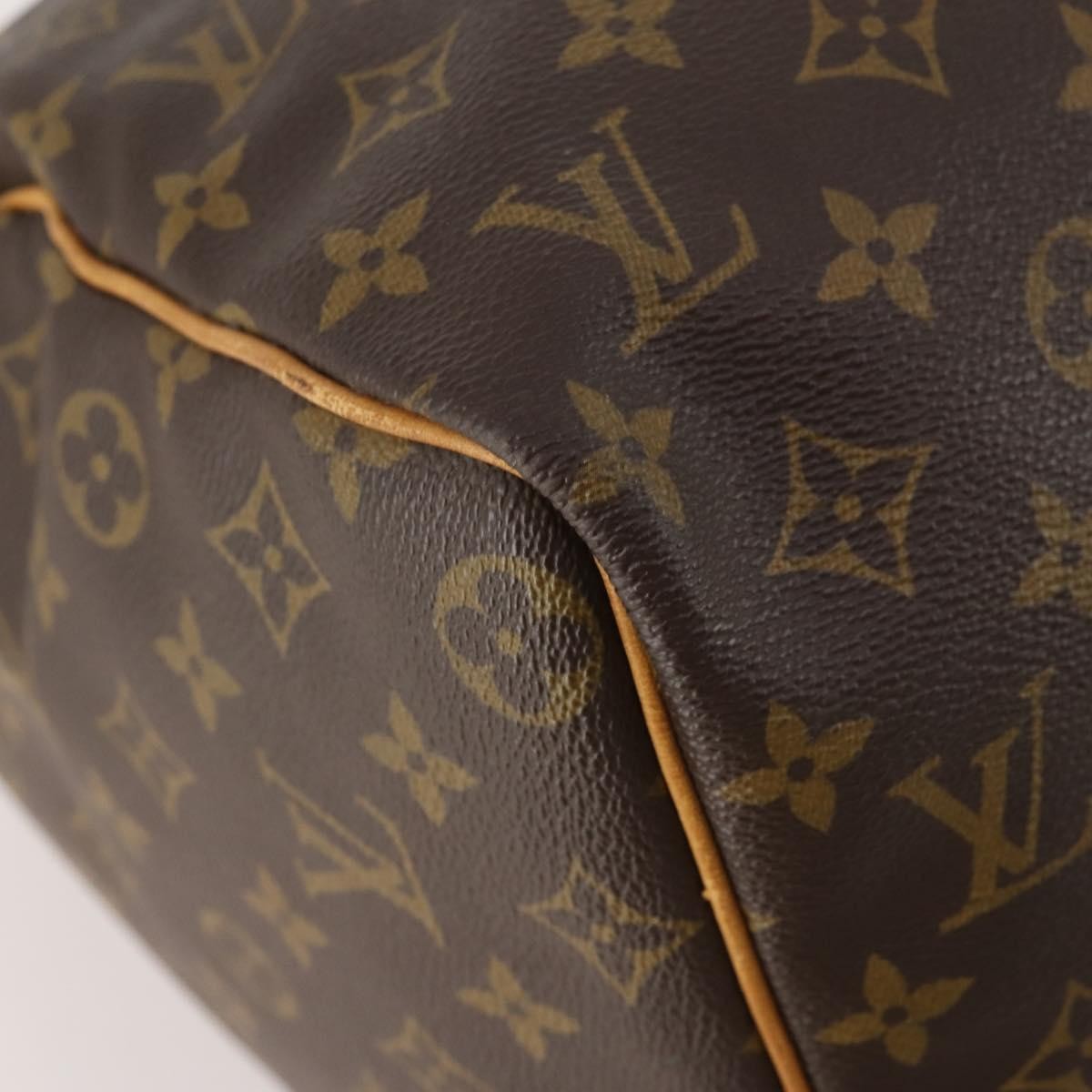 Louis Vuitton Keepall Monogram Canvas Brown Canvas Handbag (Pre-Owned)