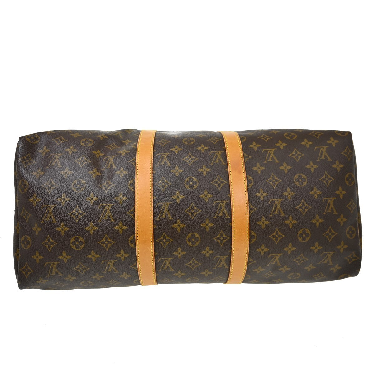 Louis Vuitton Keepall Monogram Canvas Brown Canvas Travel Bag Bag (Pre-Owned)