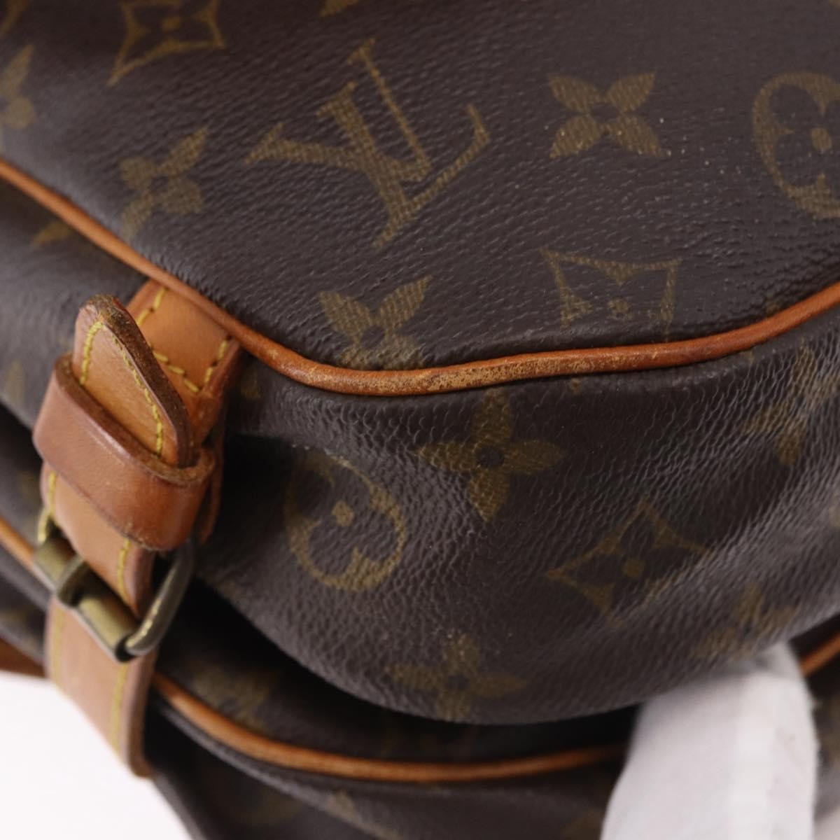 Louis Vuitton Saumur Canvas Brown Canvas Shoulder Bag Bag (Pre-Owned)