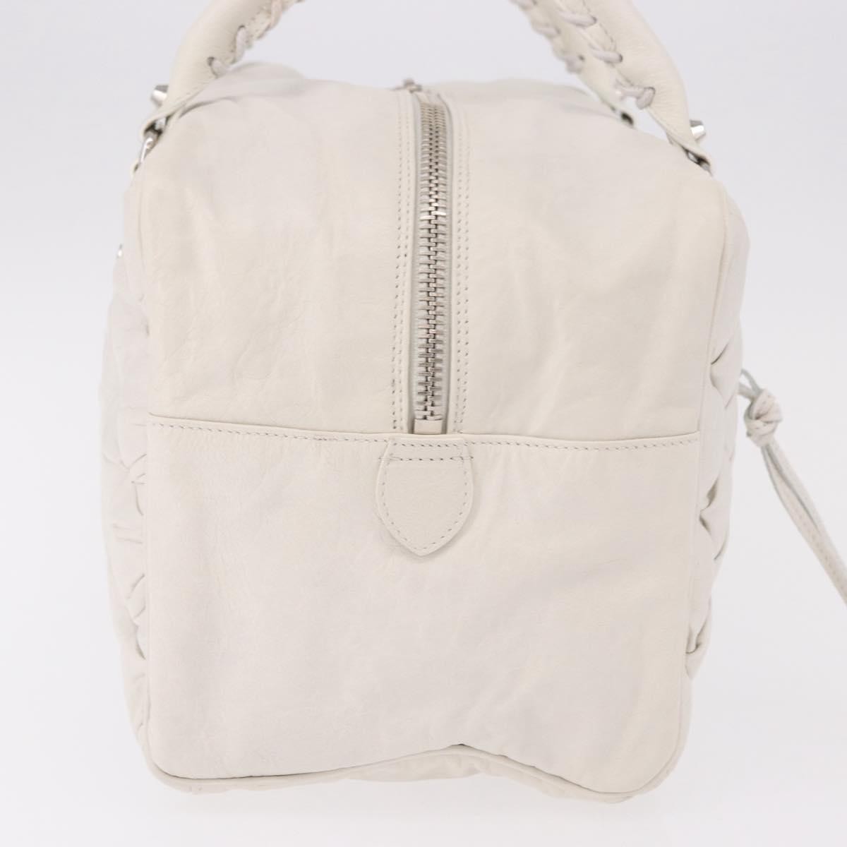 Balenciaga Matelasse Leather White Leather Handbag (Pre-Owned)