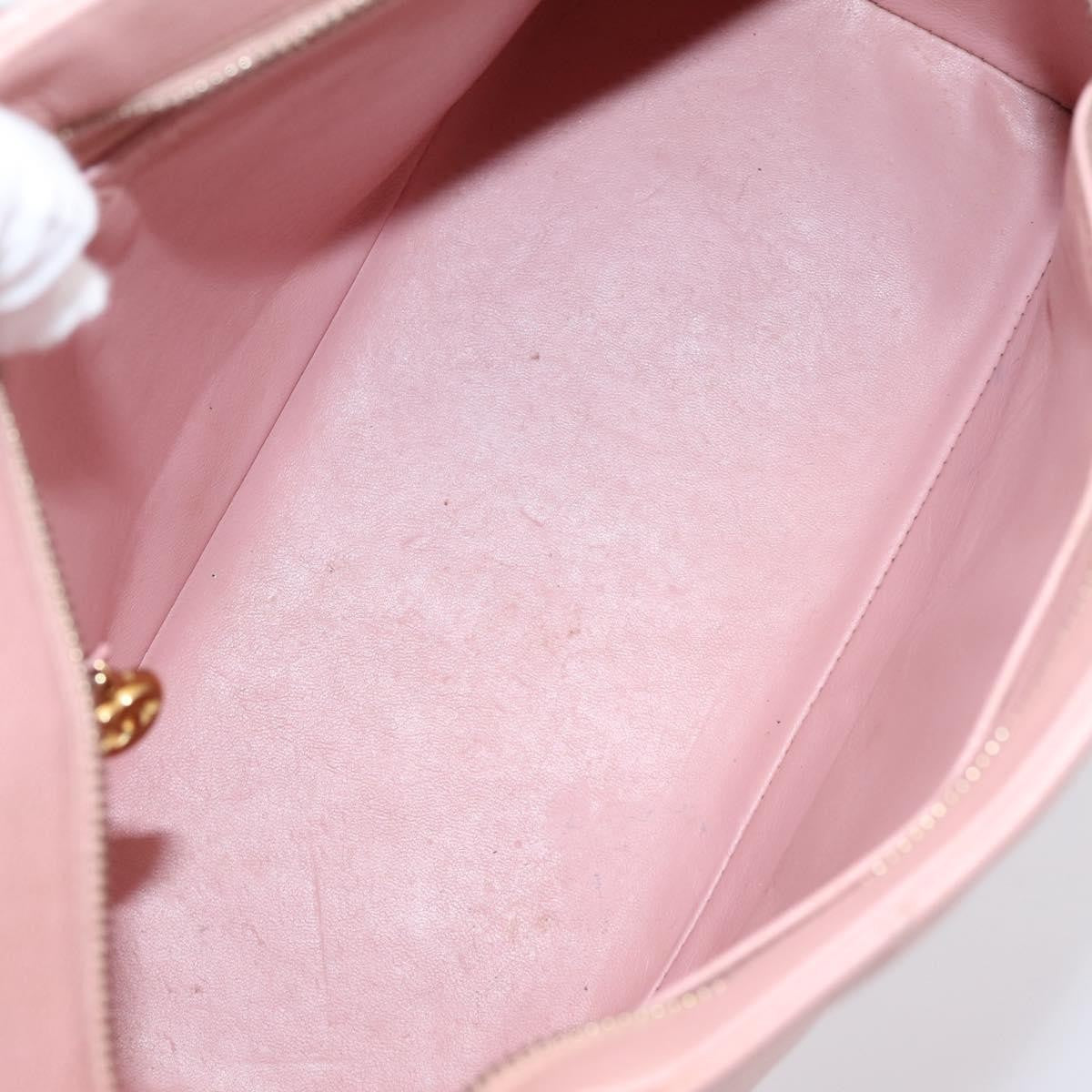 Chanel Medallion Quilted Caviar Pink Leather Tote Bag Bag (Pre-Owned)