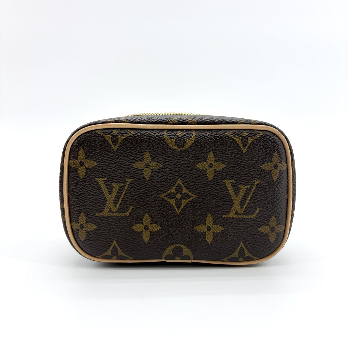 Louis Vuitton Nice Vanity Case Monogram Canvas Brown Canvas Handbag (Pre-Owned)