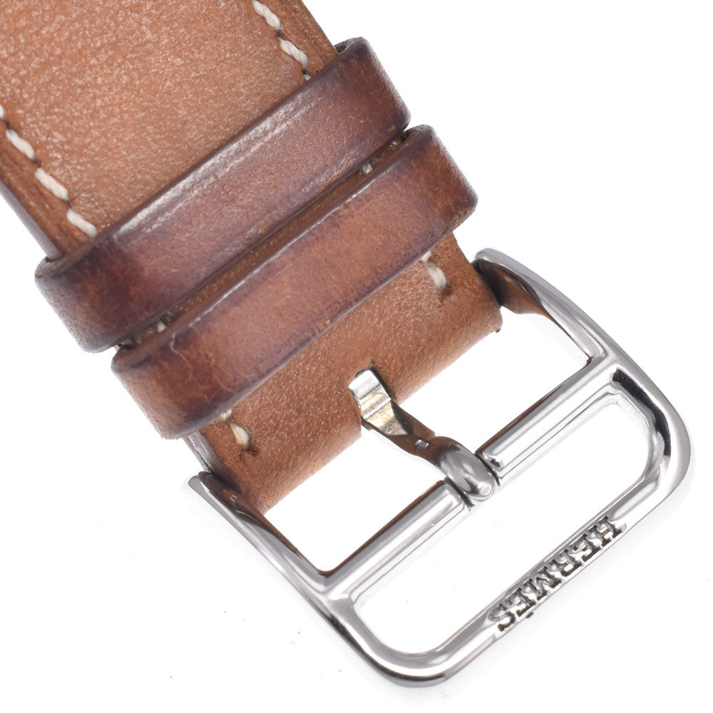 Hermes Arceau Quartz Stainless Steel And Alligator Watch (Pre-Owned)