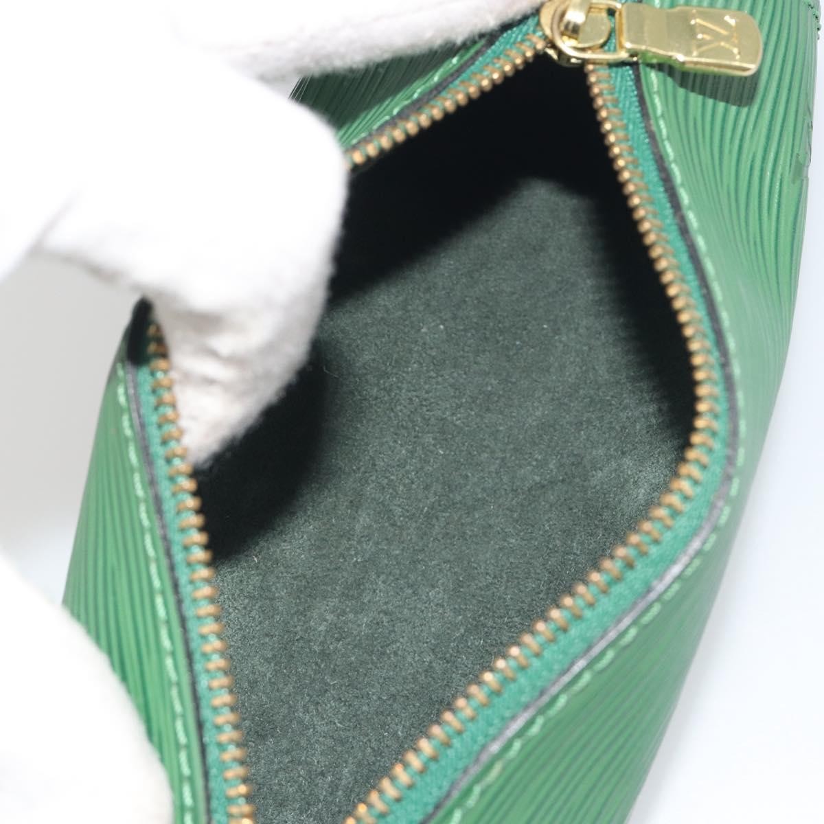 Louis Vuitton Soufflot Pochette Epi Leather Green Leather Clutche & Pouche Bag (Pre-Owned)