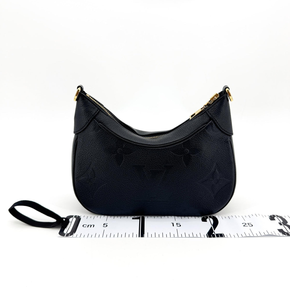 Louis Vuitton Bagatelle Nm Monogram Empreinte Giant Black Leather Handbag (Pre-Owned)