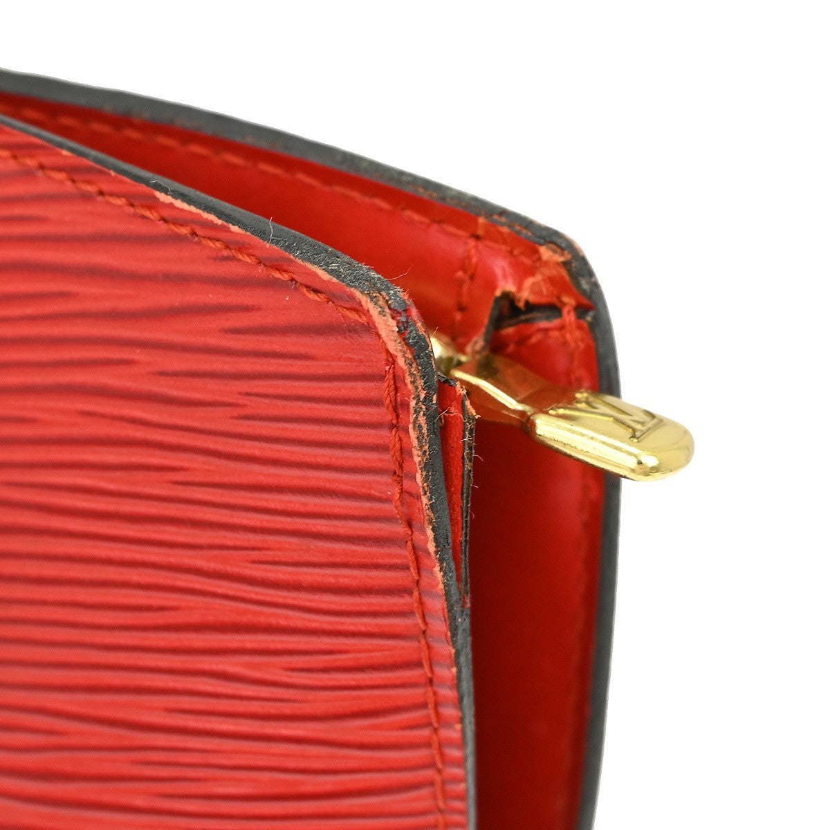 Louis Vuitton Saint Jacques Epi Leather Red Leather Shoulder Bag Bag (Pre-Owned)