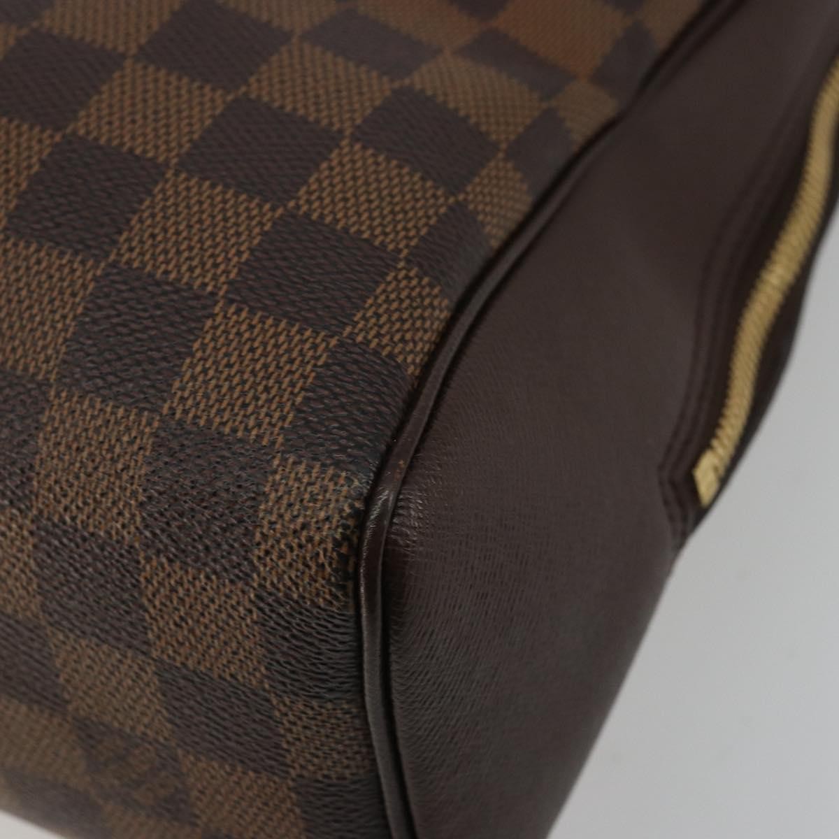 Louis Vuitton Triana Damier Ebene Brown Canvas Handbag (Pre-Owned)