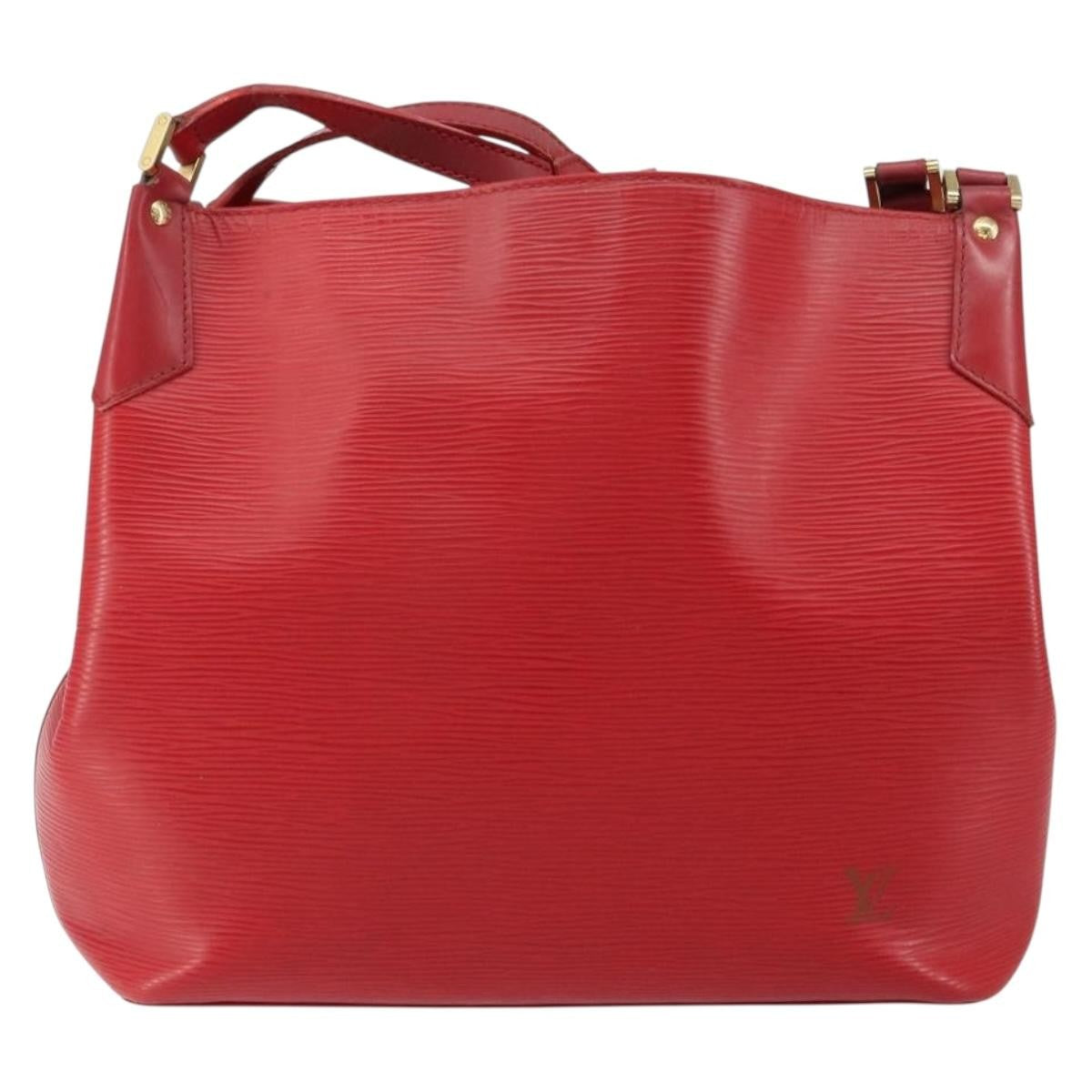 Louis Vuitton Mandara Epi Leather Red Leather Shoulder Bag Bag (Pre-Owned)