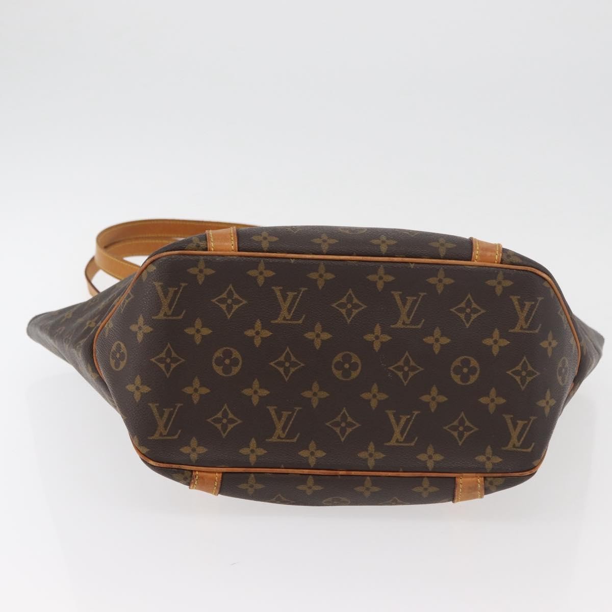 Louis Vuitton Shopping Sac Monogram Canvas Brown Canvas Handbag (Pre-Owned)