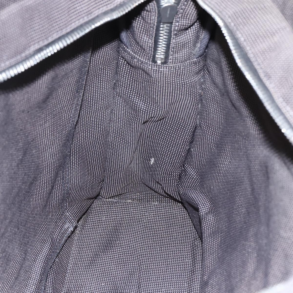 Hermes Fourre Tout Tote Canvas Gray Canvas Tote Bag Bag (Pre-Owned)