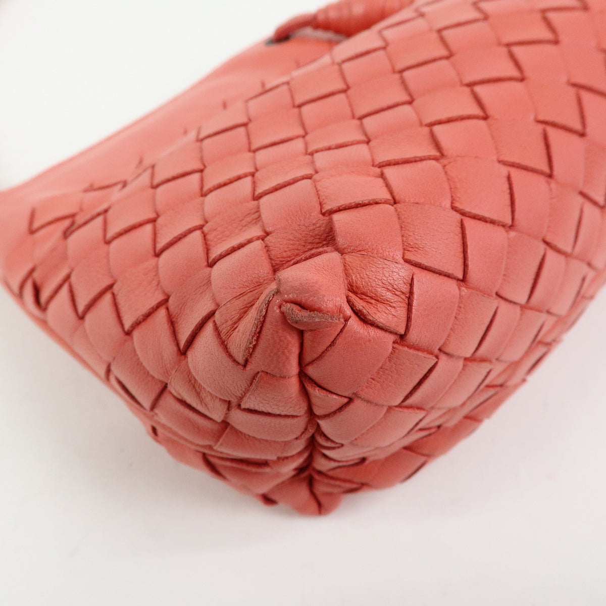 Bottega Veneta Shoulder Intrecciato Nappa Pink Leather Shoulder Bag Bag (Pre-Owned)