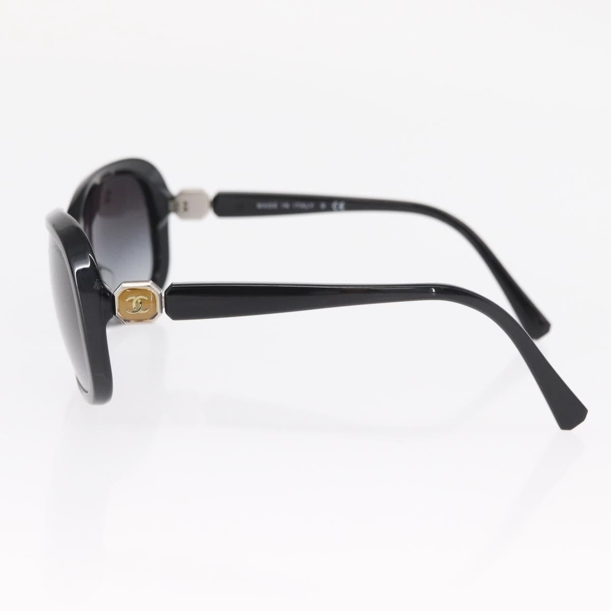 Chanel Logo Cc Plastic Black Plastic Sunglasse Accessory (Pre-Owned)