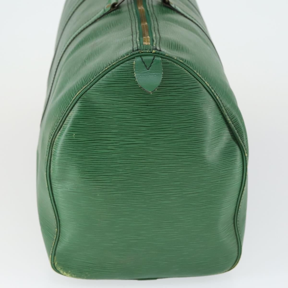 Louis Vuitton Keepall Epi Leather Green Leather Travel Bag Bag (Pre-Owned)