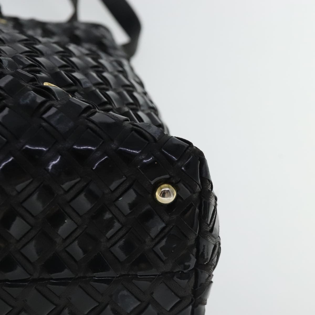 Bally Vintage Patent Leather Black Patent_Leather Crossbody Bag Bag (Pre-Owned)