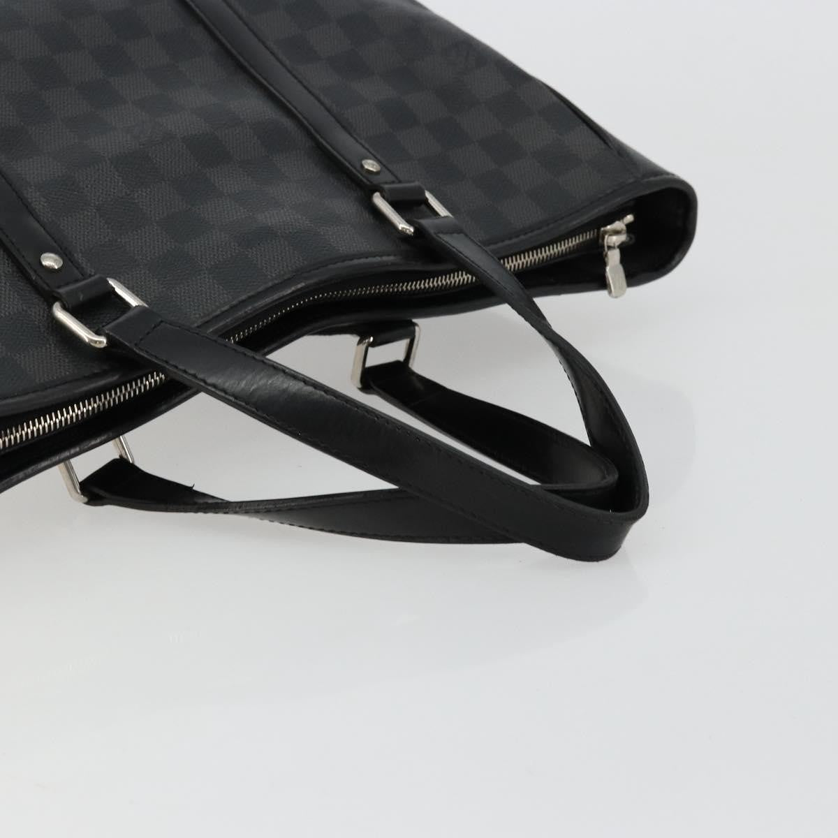 Louis Vuitton Tadao Damier Graphite Gray Canvas Tote Bag Bag (Pre-Owned)