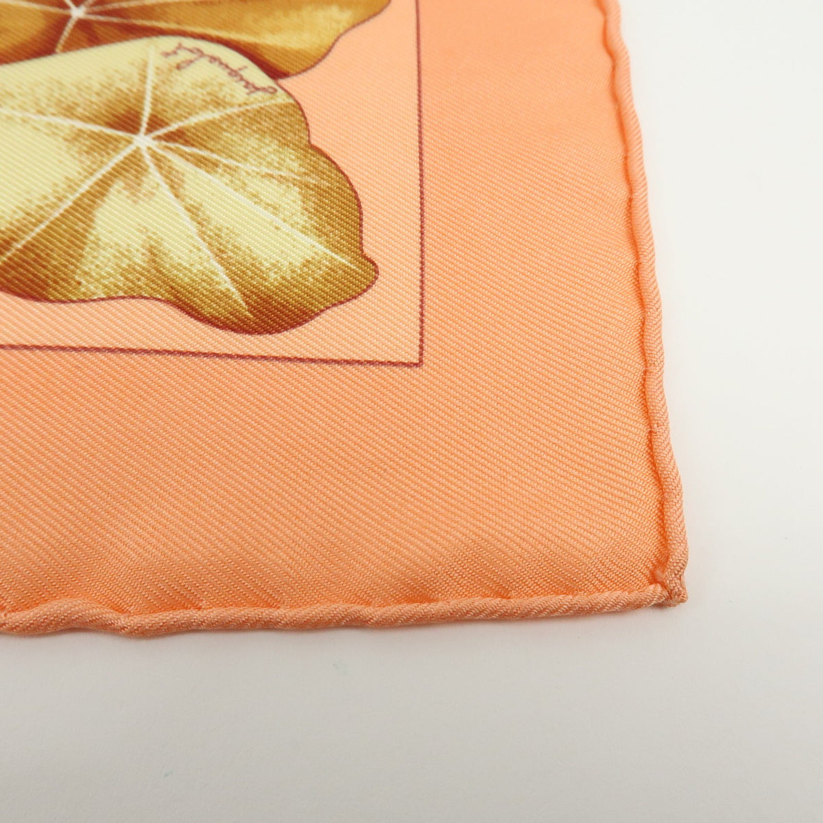 Hermes Carré 45 Les Capucines 100% Silk Multicolour Silk Scarve & Shawl Accessory (Pre-Owned)