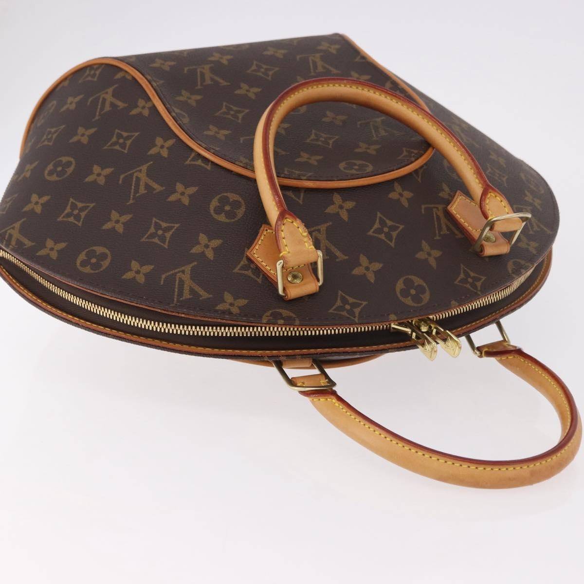Louis Vuitton Ellipse Monogram Brown Canvas Handbag (Pre-Owned)