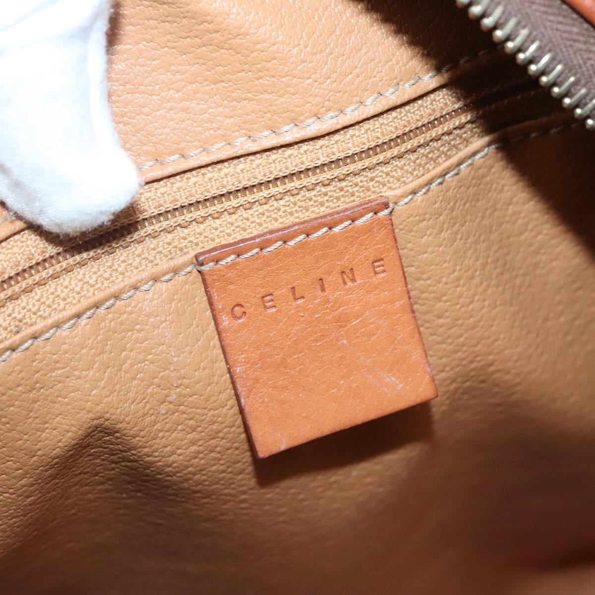 Celine Macadam Macadam With Leather Brown Canvas Bag (Pre-Owned)