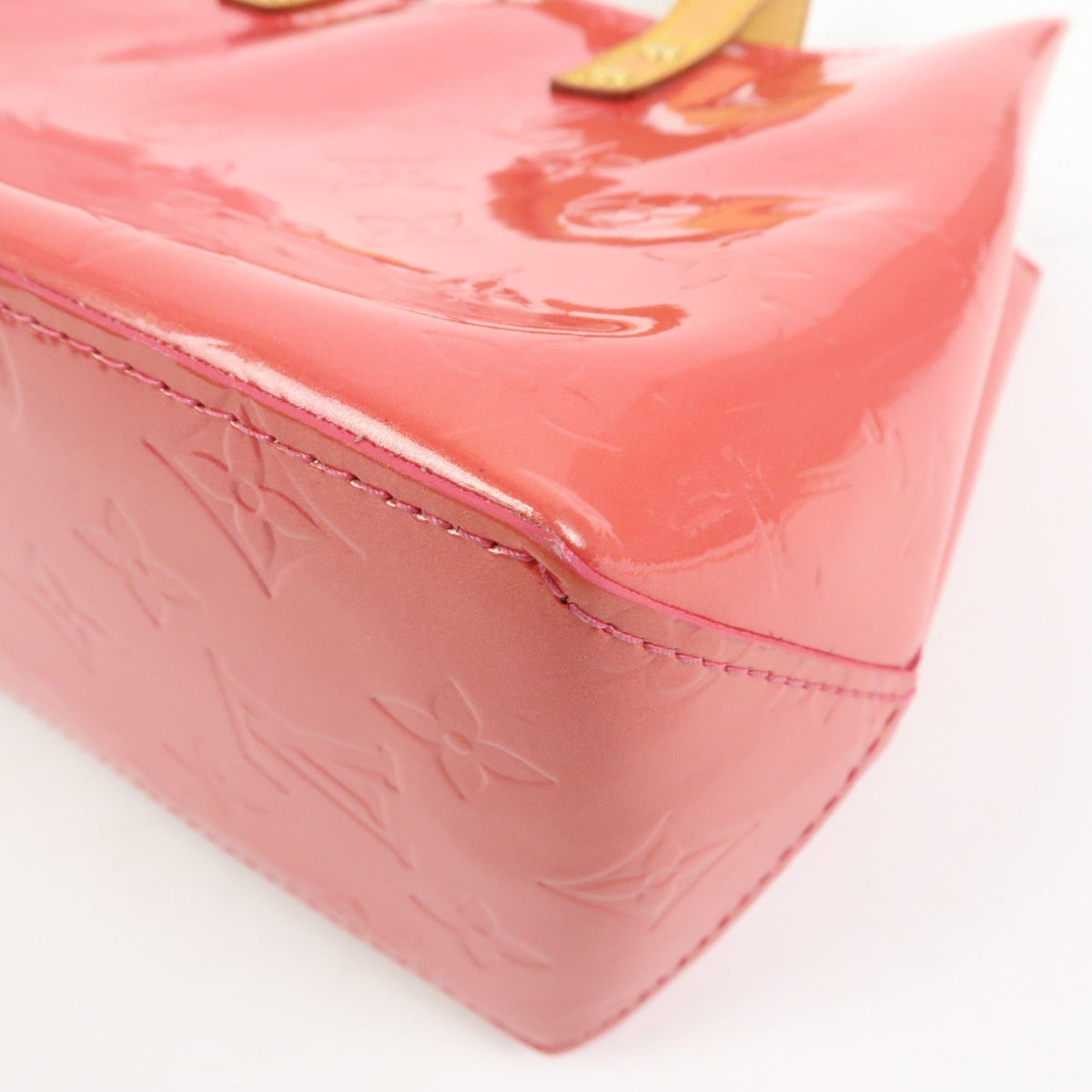 Louis Vuitton Reade Monogram Vernis Pink Patent_Leather Handbag (Pre-Owned)