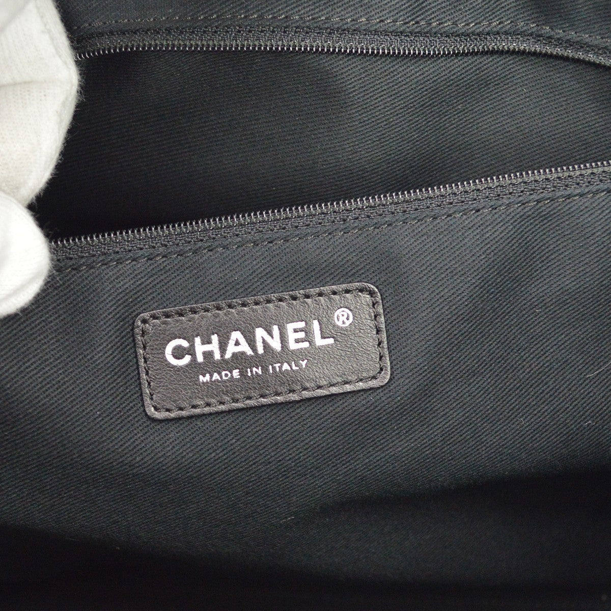 Chanel Vintage Timeless Shopping Caviar Black Leather Tote Bag Bag (Pre-Owned)