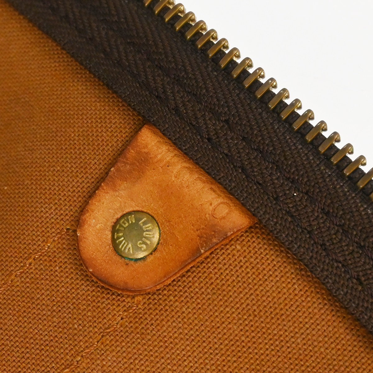 Louis Vuitton Keepall Monogram Canvas Brown Canvas Travel Bag Bag (Pre-Owned)