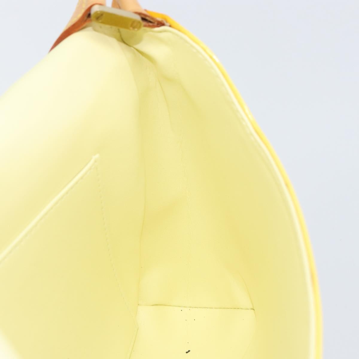 Louis Vuitton Thompson Street Monogram Vernis Yellow Patent_Leather Handbag (Pre-Owned)