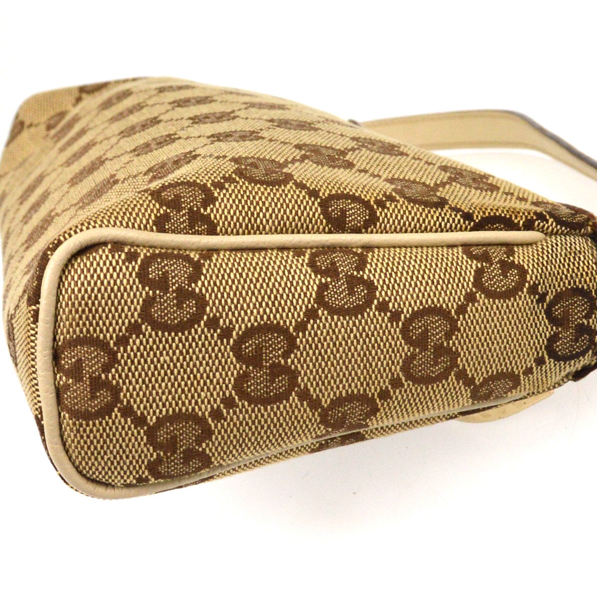 Gucci Jolicoeur Pochette Gg Canvas Beige Canvas Clutche & Pouche Bag (Pre-Owned)