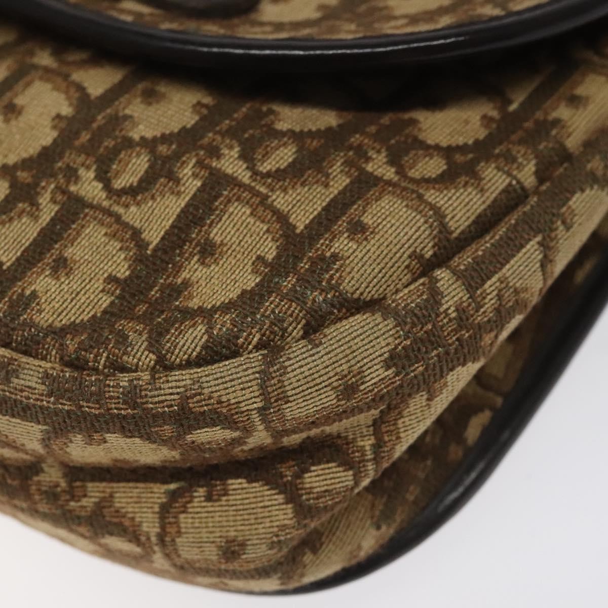 Christian Dior Vintage Trotter Canvas Brown Canvas Shoulder Bag Bag (Pre-Owned)