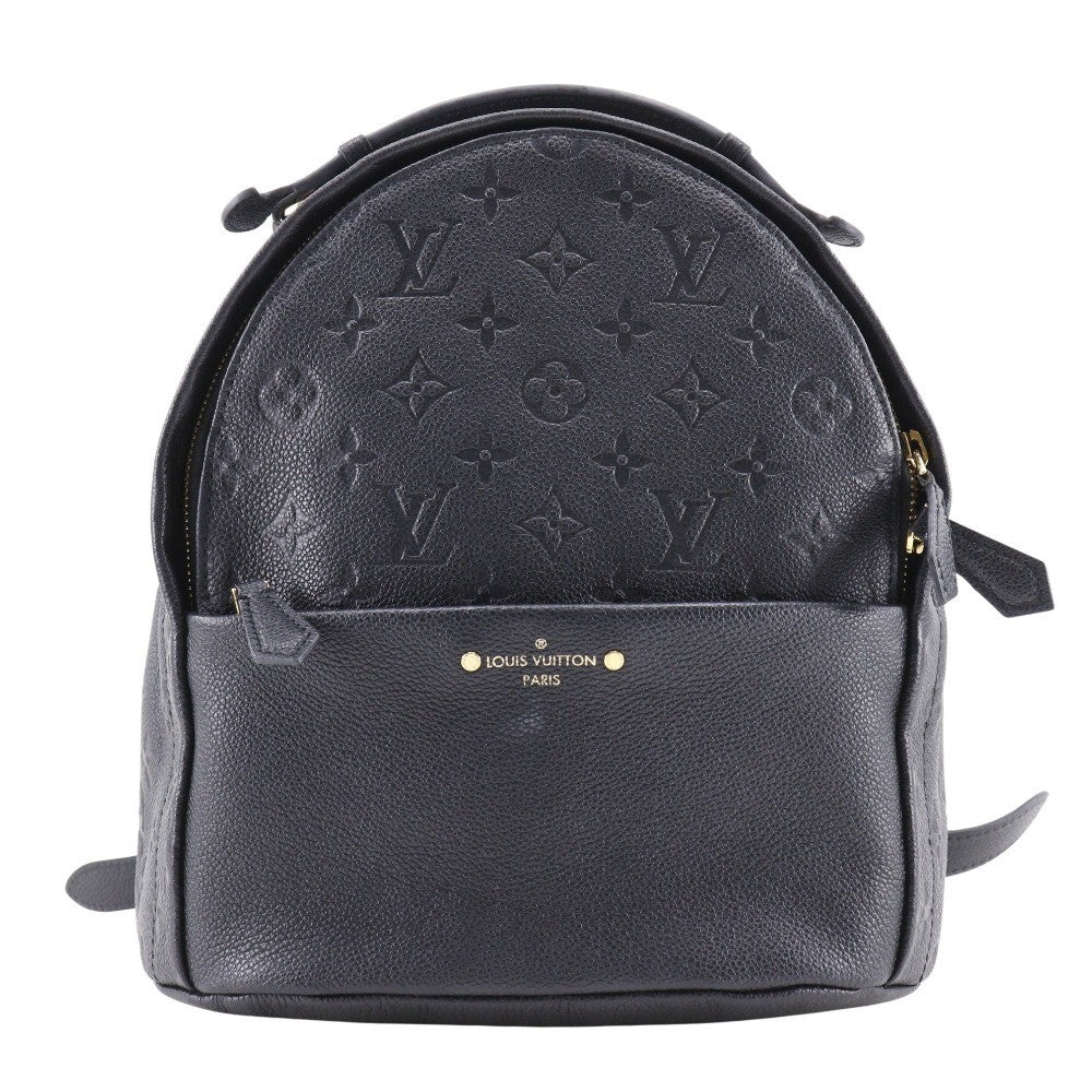 Louis Vuitton Sorbonne Monogram Empreinte Leather Black Leather Backpack Bag (Pre-Owned)