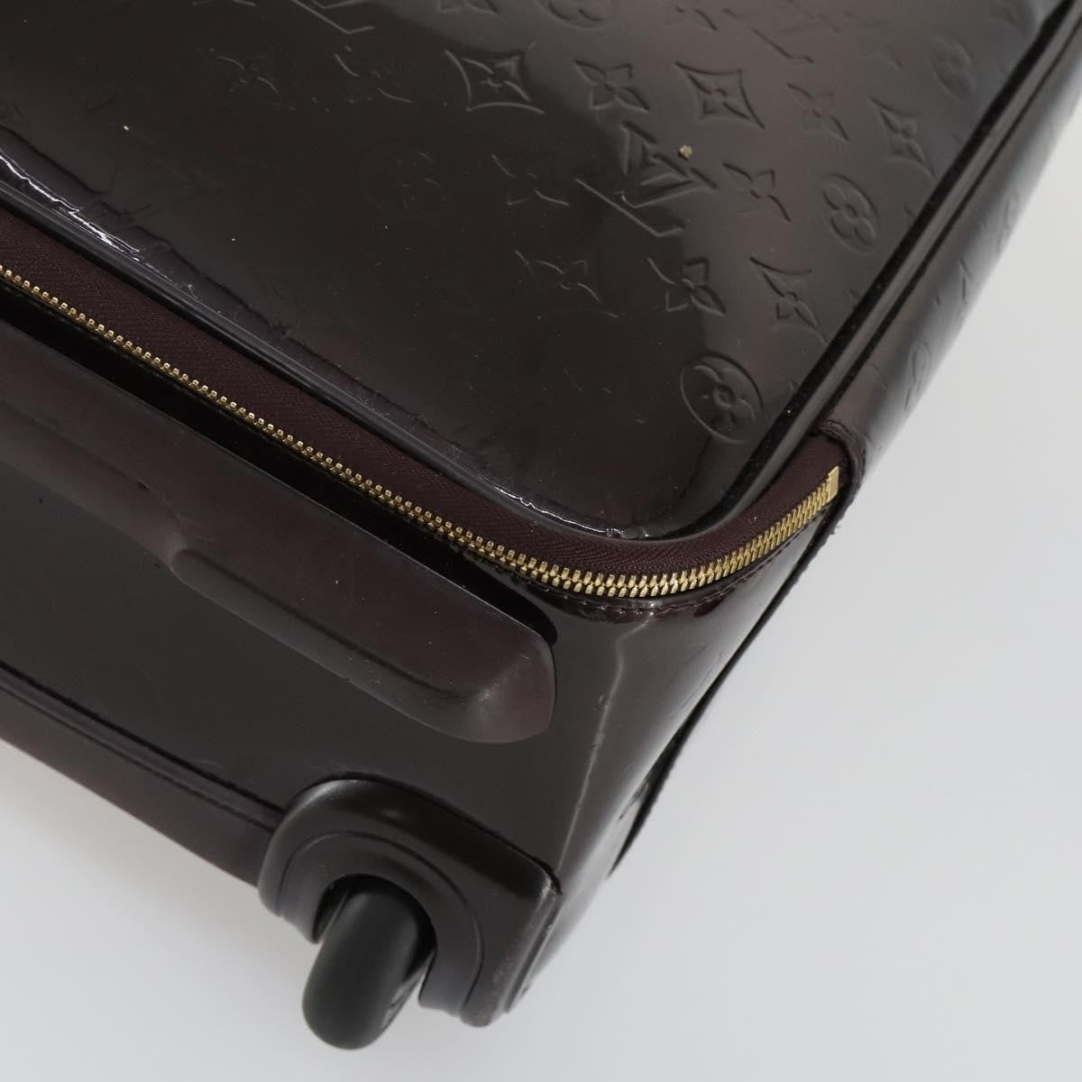 Louis Vuitton Pegase Luggage Monogram Vernis Brown Patent_Leather Travel Bag Bag (Pre-Owned)