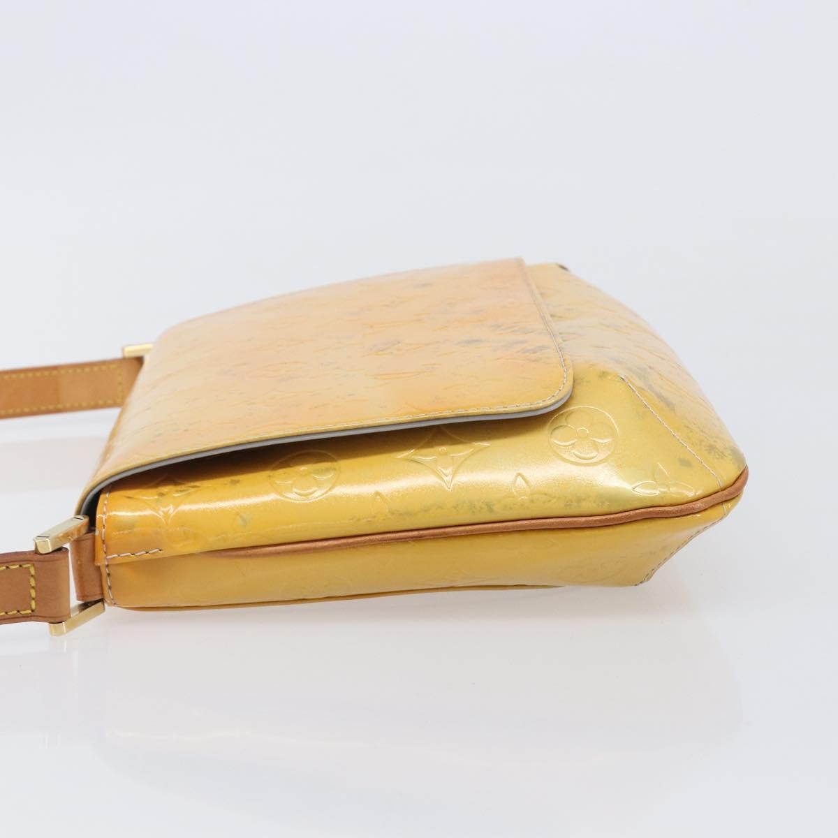 Louis Vuitton Thompson Street Monogram Vernis Yellow Patent_Leather Shoulder Bag Bag (Pre-Owned)
