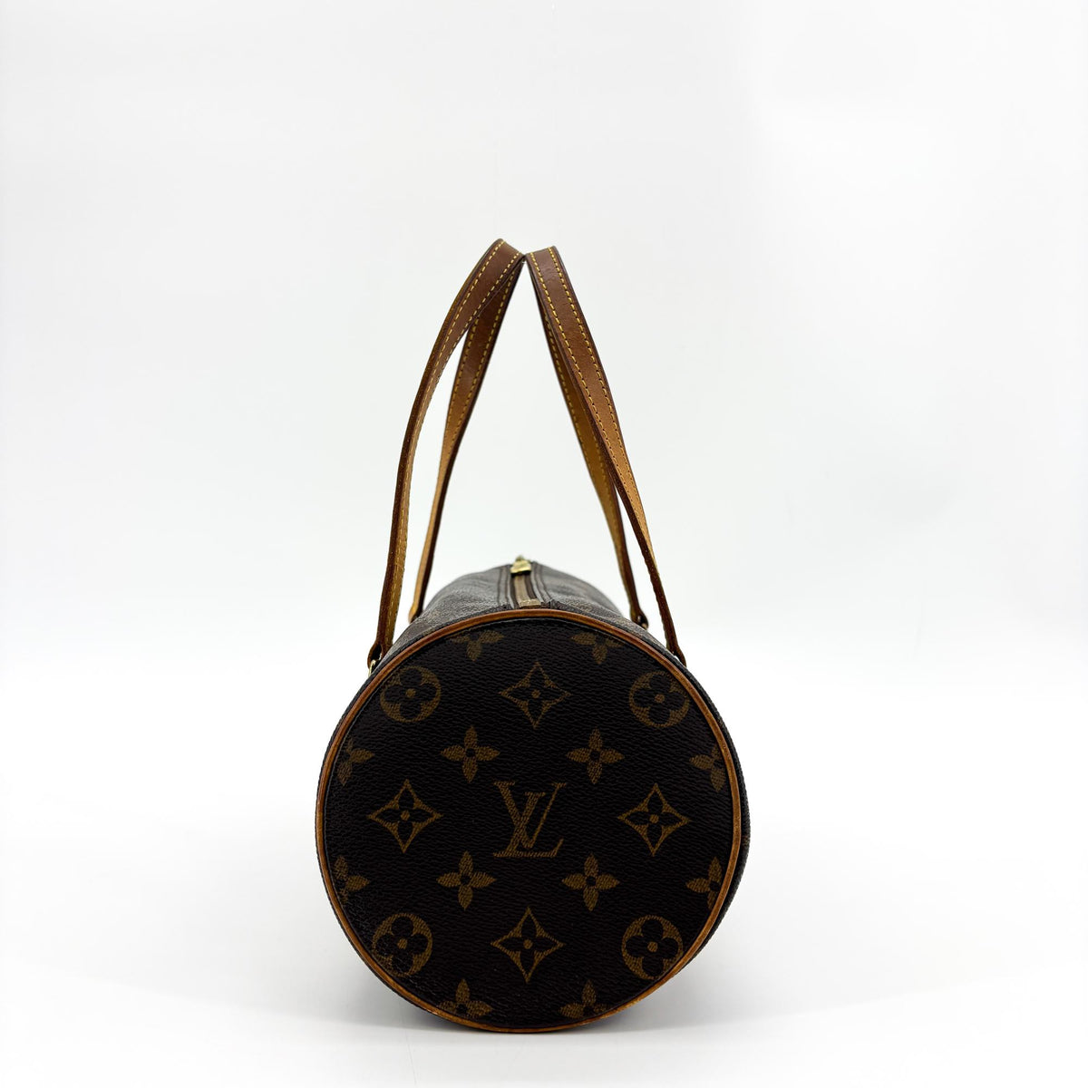Louis Vuitton Papillon Damier Brown Canvas Handbag (Pre-Owned)